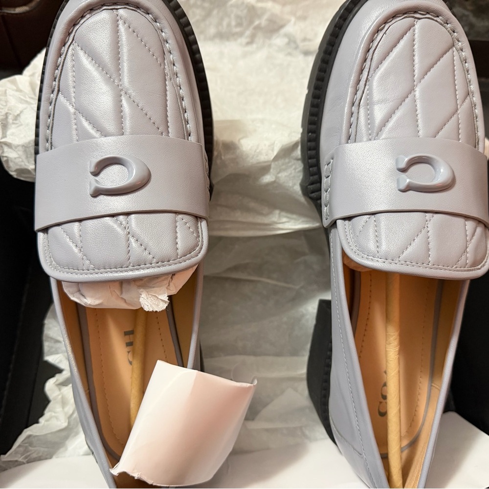 Coach Black and White Shoe Box